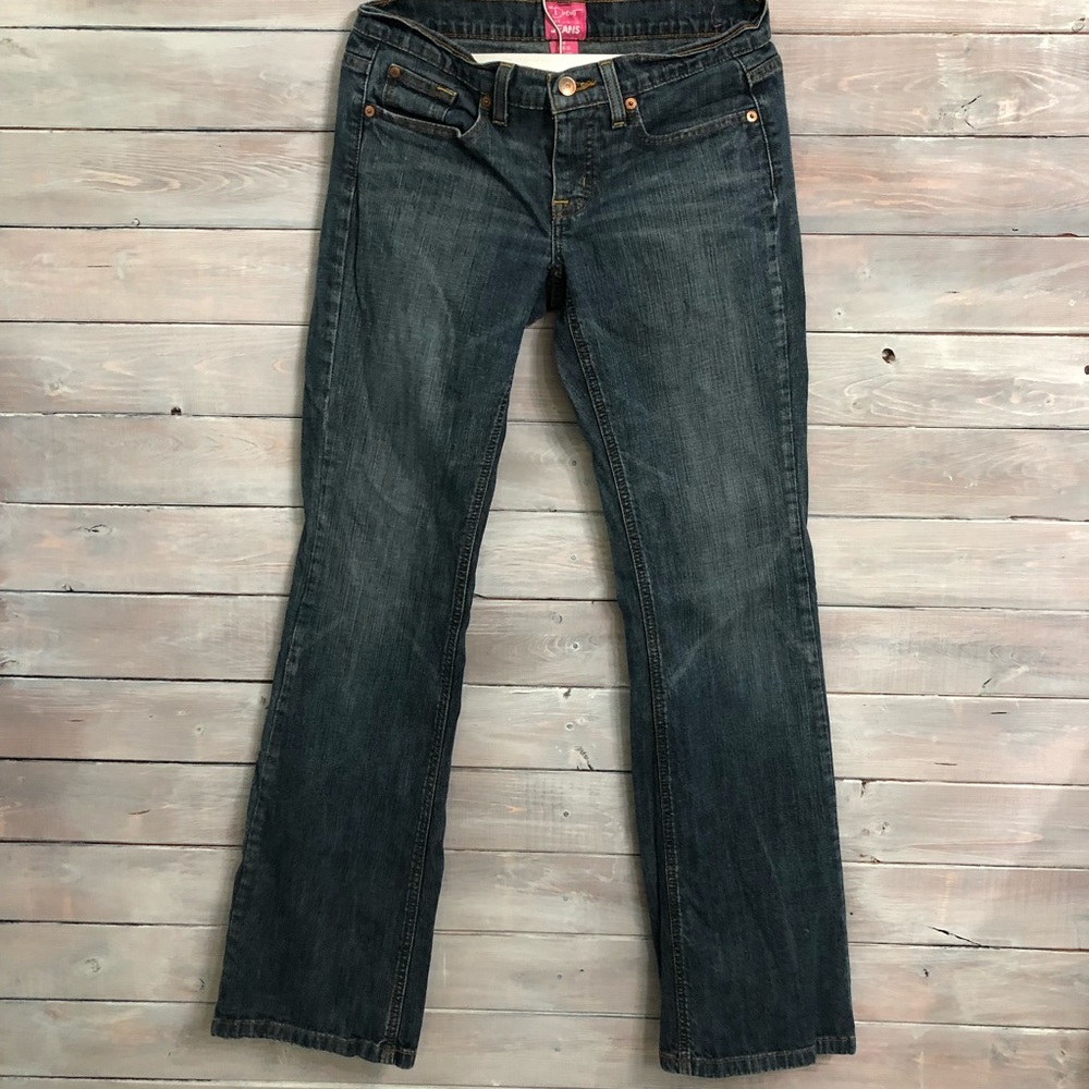 Woman’s blue jeans